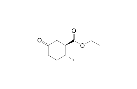 (1R,2R)-2-methyl-5-oxo-1-cyclohexanecarboxylic acid ethyl ester