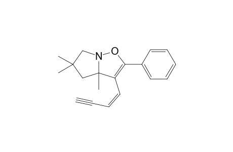 (Z)-3a,4,5,6-Tetrahydro-3a,5,5-trimethyl-3-(but-1'-en-3'-ynyl)-2-phenylpyrrolo[1,2-b]isoxazole