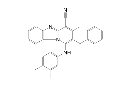 2-benzyl-1-(3,4-dimethylanilino)-3-methylpyrido[1,2-a]benzimidazole-4-carbonitrile