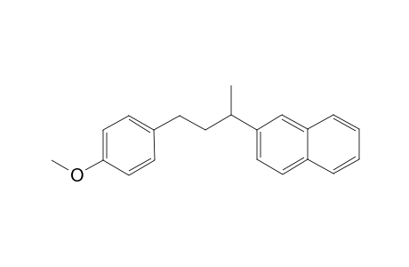 (rac)-1-Methoxy-4-[3-(2-naphthyl)butyl]benzene