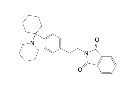 2-[2-[4-[1-(1-Piperidinyl)cyclohexyl]phenyl]ethyl]-1H-isoindole-1,3(2H)-dione