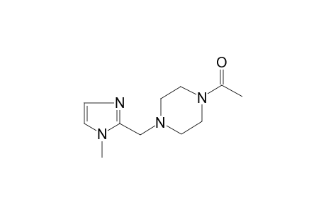 1-Acetyl-4-[(1-methyl-1H-imidazol-2-yl)methyl]piperazine