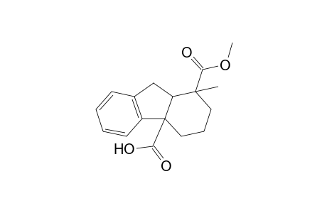 1-Methyl-1,2,3,4,9,9a-hexahydrofluorene-1,4a-dicarboxylic acid 1-methyl ester