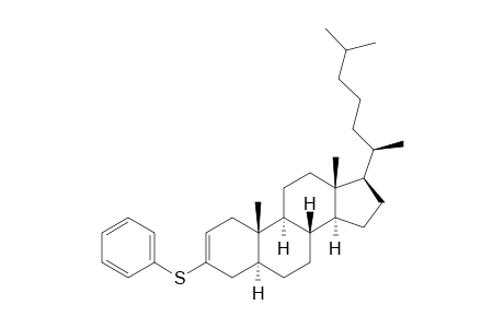 (5S,8R,9S,10S,13R,14S,17R)-10,13-dimethyl-17-[(2R)-6-methylheptan-2-yl]-3-(phenylthio)-4,5,6,7,8,9,11,12,14,15,16,17-dodecahydro-1H-cyclopenta[a]phenanthrene