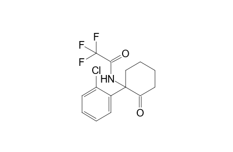 N-[1-(2-chlorophenyl)-2-oxo-cyclohexyl]-2,2,2-trifluoro-acetamide