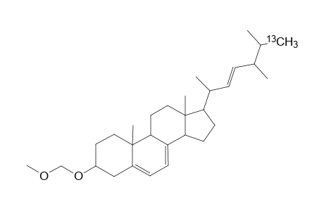 (22E)-3-(methoxymethoxy)ergosta-5,7,22-triene, 13C isotopic labeled