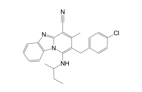 1-(sec-butylamino)-2-(4-chlorobenzyl)-3-methylpyrido[1,2-a]benzimidazole-4-carbonitrile