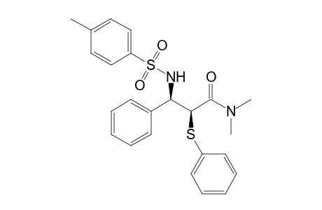 N,N-Dimethyl-2-phenylthio-3-(p-toluenesulfonyl)aminophenylpropionamide isomer