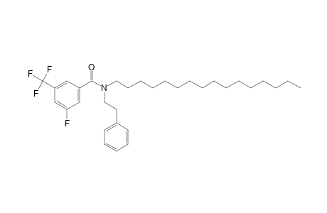 3-Fluoro-5-(trifluoromethyl)benzamide, N-(2-phenylethyl)-N-hexadecyl-