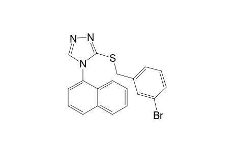 3-[(3-bromobenzyl)thio]-4-(1-naphthyl)-1,2,4-triazole