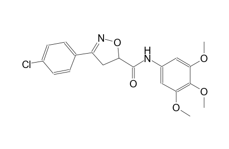 5-isoxazolecarboxamide, 3-(4-chlorophenyl)-4,5-dihydro-N-(3,4,5-trimethoxyphenyl)-