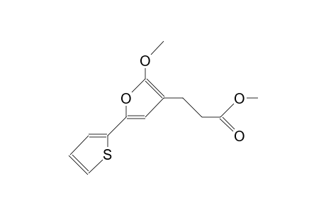 4-(2-Methoxycarbonyl-ethyl)-5-methoxy-2-(2-thiofuryl)-furan