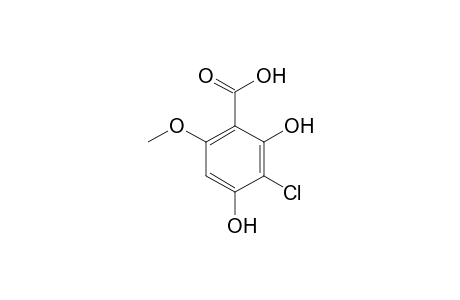 3-chloro-6-methoxy-beta-resorcylic acid