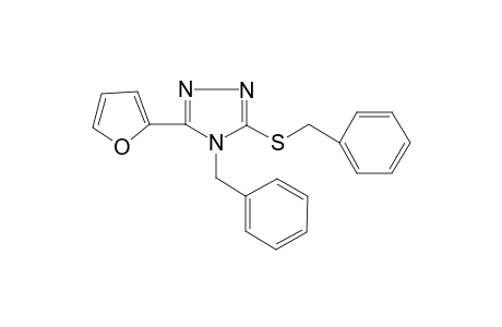 3-(2-furanyl)-4-(phenylmethyl)-5-(phenylmethylthio)-1,2,4-triazole