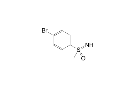 (4-Bromophenyl)(imino)(methyl)-.lambda.6-sulfanone