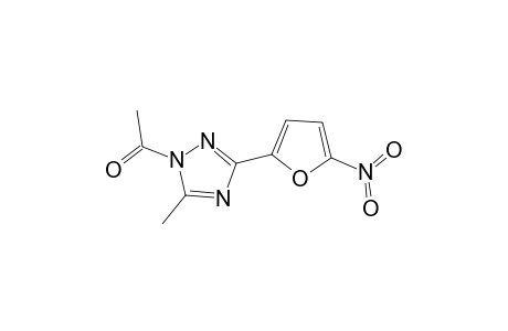 Ethanone, 1-[5-methyl-3-(5-nitro-2-furanyl)-1H-1,2,4-triazol-1-yl]-