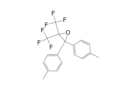 Oxirane, 2,2-bis(4-methylphenyl)-3,3-bis(trifluoromethyl)-