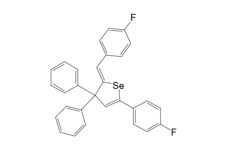 3,3-Diphenyl-2-[(4'-fluorophenyl)methylidene]-5-(4"-fluorophenyl)-2,3-dihydro-selenophene