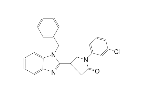 2-pyrrolidinone, 1-(3-chlorophenyl)-4-[1-(phenylmethyl)-1H-benzimidazol-2-yl]-