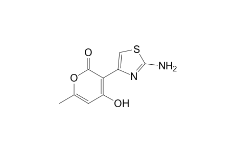 3-(2-Aminothiazol-4-yl)-4-hydroxy-6-methyl-2H-pyran-2-one