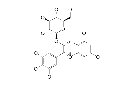 DELPHINIDIN-3-O-BETA-GLUCOPYARNOSIDE