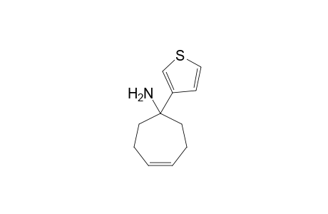 1-(Thiophen-3-yl)cyclohept-4-en-1-amine