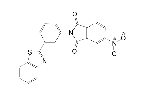 1H-isoindole-1,3(2H)-dione, 2-[3-(2-benzothiazolyl)phenyl]-5-nitro-