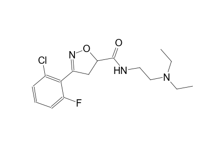 5-isoxazolecarboxamide, 3-(2-chloro-6-fluorophenyl)-N-[2-(diethylamino)ethyl]-4,5-dihydro-