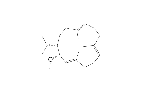 1,5,9-Cyclotetradecatriene, 11-methoxy-1,5,9-trimethyl-12-(1-methylethyl)-, [11R-(1E,5E,9E,11R*,12S*)]-