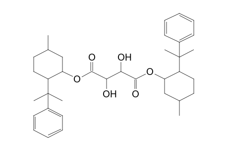 2,3-Dihydroxysuccinic acid bis(2-cumyl-5-methyl-cyclohexyl) ester