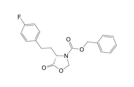 (4S)-3-Benzyloxycarbonyl-4-[2''-(4"-fluorophenyl)ethyl]xazolidin-5-one