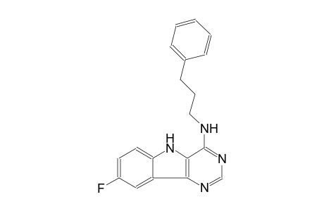 8-fluoro-N-(3-phenylpropyl)-5H-pyrimido[5,4-b]indol-4-amine