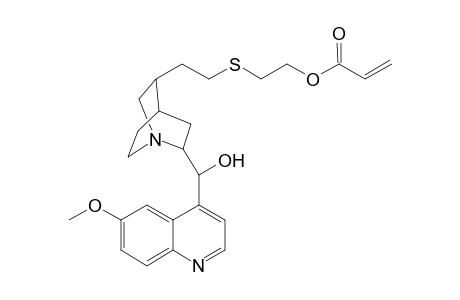 2-Propenoic acid, 2-[[(8.alpha.,9R)-10,11-dihydro-9-hydroxy-6'-methoxycinchonan-11-yl]thio]ethyl ester