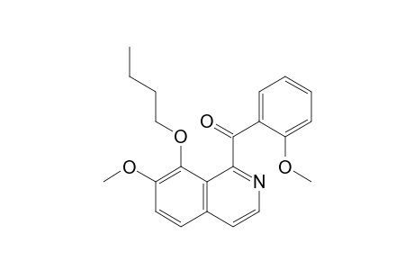 (8-butoxy-7-methoxy-1-isoquinolinyl)-(2-methoxyphenyl)methanone