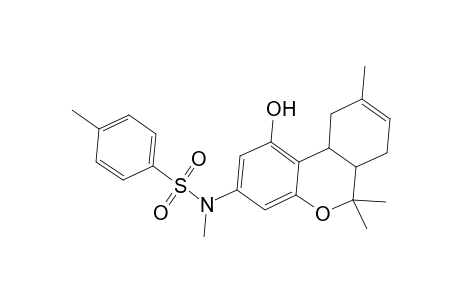 Benzenesulfonamide, N,4-dimethyl-N-(6a,7,10,10a-tetrahydro-1-hydroxy-6,6,9-trimethyl-6H-dibenzo[b,d]pyran-3-yl)-, (6ar-trans)-