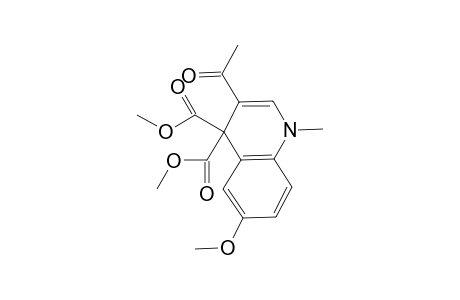 Dimethyl 3-Acetyl-6-methoxy-1-methylquinoline-4,4(1H)-dicarboxylate