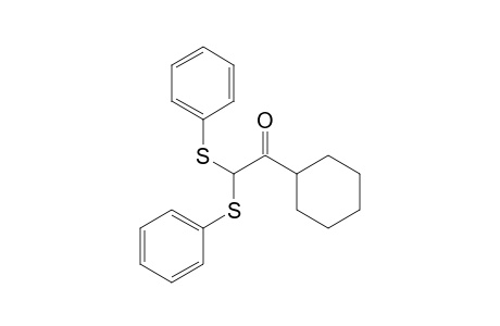 Ethanone, 1-cyclohexyl-2,2-bis(phenylthio)-