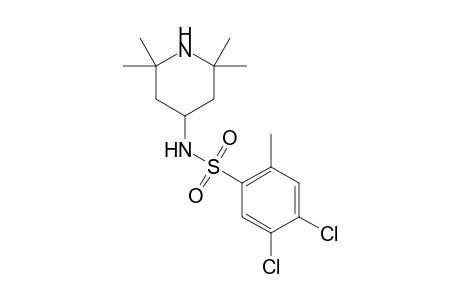 Benzenesulfonamide, 4,5-dichloro-2-methyl-N-(2,2,6,6-tetramethyl-4-piperidinyl)-