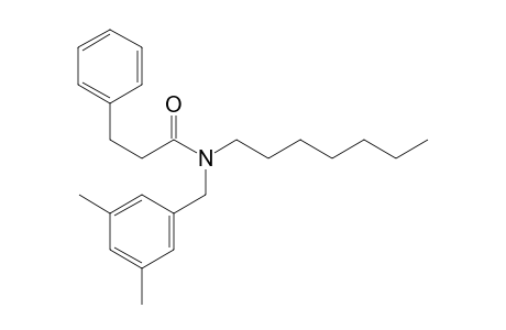 Propionamide, 3-phenyl-N-(3,5-dimethylbenzyl)-N-heptyl-