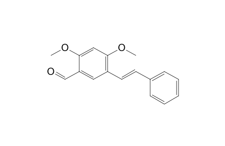 Benzaldehyde, 2,4-dimethoxy-5-[2-phenylethenyl]-