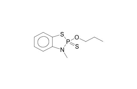 2-PROPOXY-2-THIONO-3-METHYL-4,5-BENZO-1,3,2-THIAAZAPHOSPHOLANE