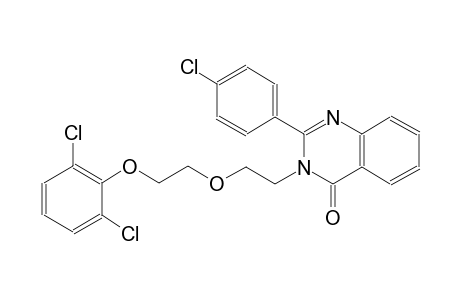 2-(4-chlorophenyl)-3-{2-[2-(2,6-dichlorophenoxy)ethoxy]ethyl}-4(3H)-quinazolinone