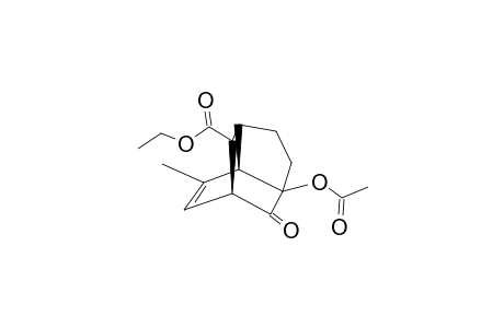 ETHYL-1-ACETYLOXY-2,3,3A,4,5,7A-HEXAHYDRO-7-METHYL-4-OXO-1,5-METHANO-1H-INDENE-8-CARBOXYLATE