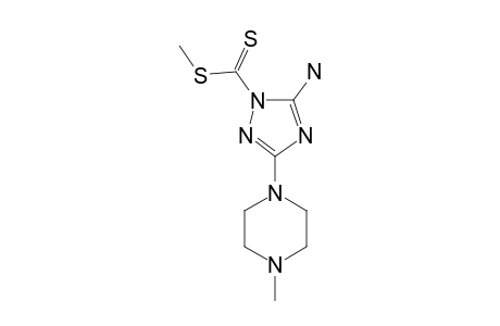 METHYL-(5-AMINO-3-(4-METHYLPIPERAZINO)-1,2,4-TRIAZOL-1-YL)-DITHIOCARBONATE