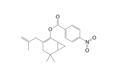 5,5-Dimethyl-3-methallylbicyclo[4.1.0]hept-2-en-2-yl 4'-Nitrobenzoate