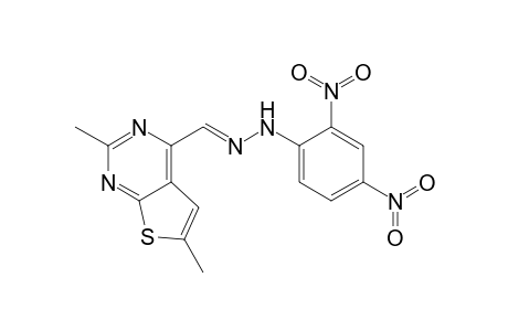2,6-Dimethylthieno[2,3-d]pyrimidine-4-carbaldehyde (2,4-dinitrophenyl)hydrazone