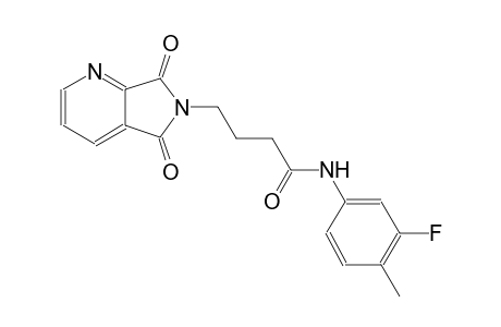 5H-pyrrolo[3,4-b]pyridine-6-butanamide, N-(3-fluoro-4-methylphenyl)-6,7-dihydro-5,7-dioxo-