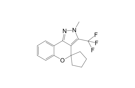 1-Methyl-3-(trifluoromethyl)-1,4-dihydro-spiro(chro-men[4,3-c]pyrazole-4,1'-cyclopentane)