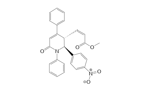 (Z)-methyl 3-[(2S*,3S*)-2,3-dihydro-1-methyl-2-(4-nitrophenyl)-6-oxo-4-phenylpyrid-3-yl]propenoate