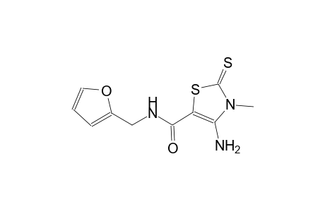 5-thiazolecarboxamide, 4-amino-N-(2-furanylmethyl)-2,3-dihydro-3-methyl-2-thioxo-